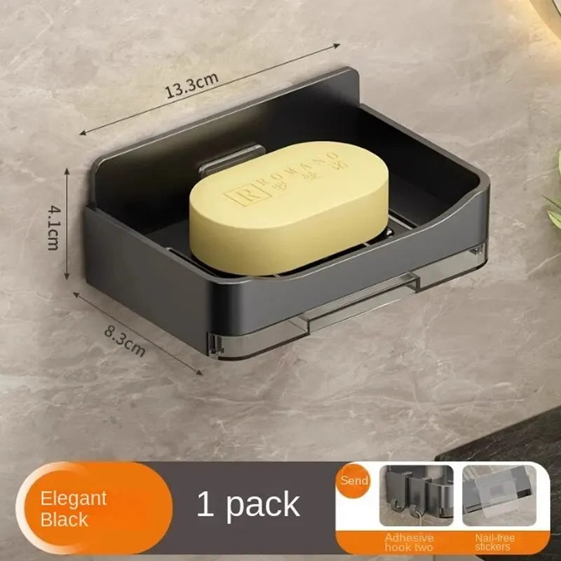 Suporte de sabão de drenagem montada na parede