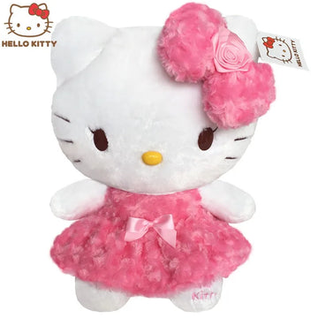 32-24cm Hello Kitty Boneca de Pelúcia Kawaii Rose